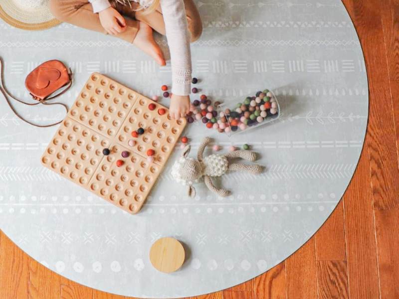 PLAYZU 居家戶外兩用皮革圓形抗污止滑墊系列