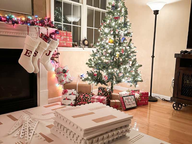 PLAYZU北歐風居家地墊為您的客廳帶來聖誕節的氛圍