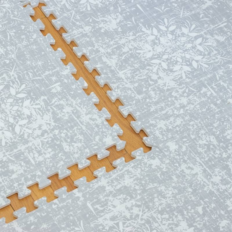 北國風情抗寒居家地墊｜PLAYZU 初雪紛飛